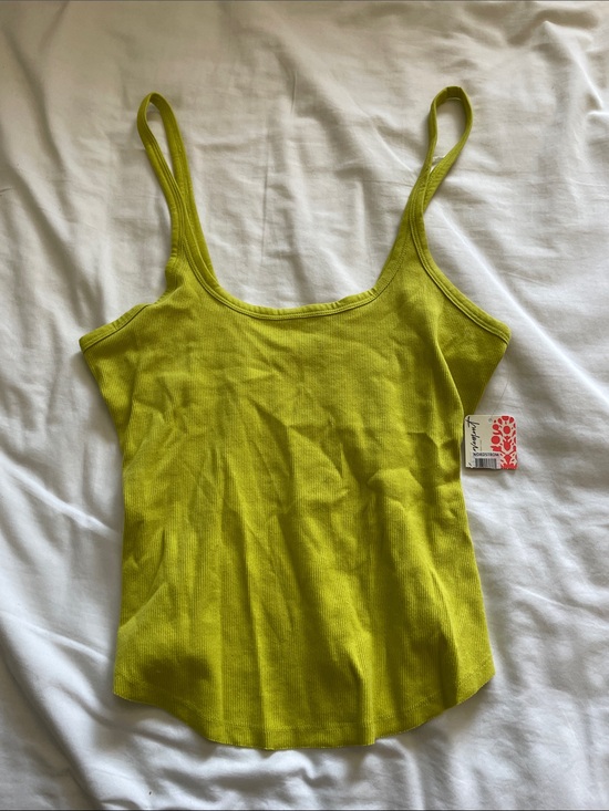 FP Movement by Free People Tops - Free People Movement Green Ribbed Tank Top Size Medium